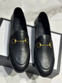 Лоферы Gucci женский кожа черный 99933-4