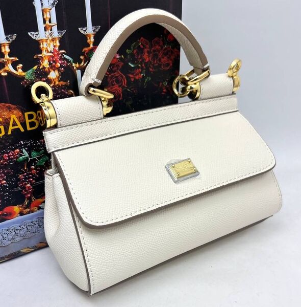 Сумка Dolce & Gabbana женский кожа белый 171904