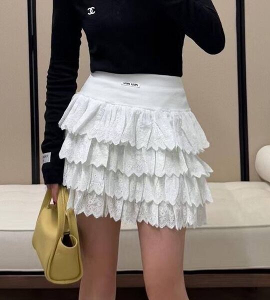 Юбка Miu Miu женский белый 180957