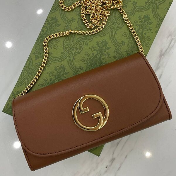 Сумка клатч Gucci женский кожа 135663