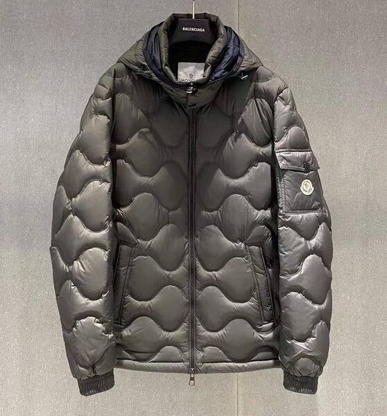 Мужской пуховик Moncler мужской графитовый 161276