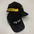 Детская кепка Off-White ткань черный 16718-2