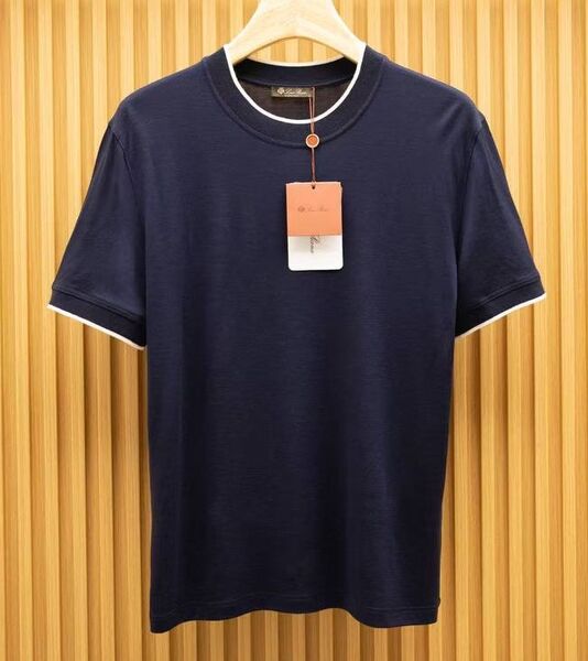 Мужская футболка Loro Piana мужской трикотаж синий 175046