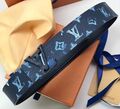 Мужской ремень Louis Vuitton мужской кожа синий 103942-1