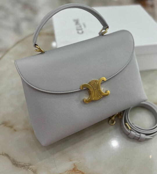 Сумка Celine Nino женский кожа графитовый 155067-2
