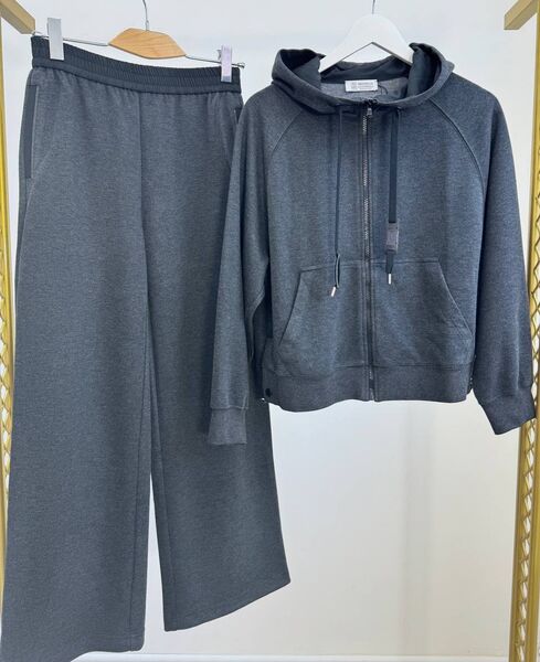Костюм Brunello Cucinelli женский графитовый 163105