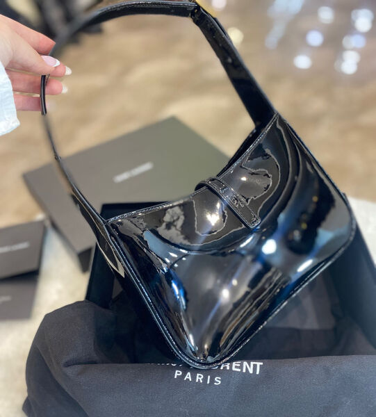 Сумка Saint Laurent женский кожа черный 77435-5