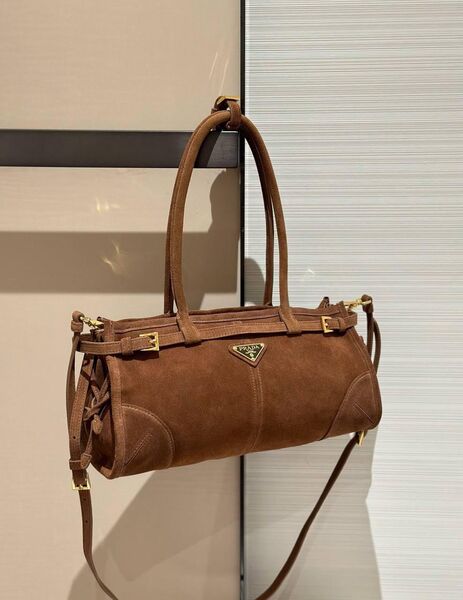 Сумка Prada женский замша 161181-3