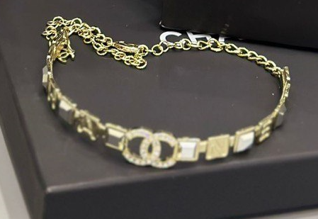 Чокер Chanel золотистый 175575