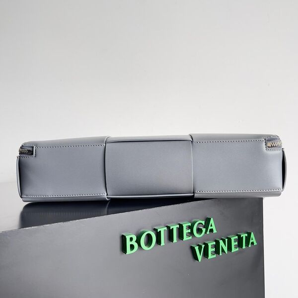 Мужской портфель Bottega Veneta мужской кожа графитовый 120672-5