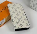 Мужской кошелек Louis Vuitton мужской кожа белый 153139