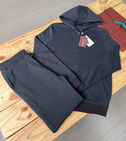Мужской костюм Loro Piana мужской графитовый 145561