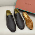 Мужские лоферы Loro Piana мужской кожа 135726-10