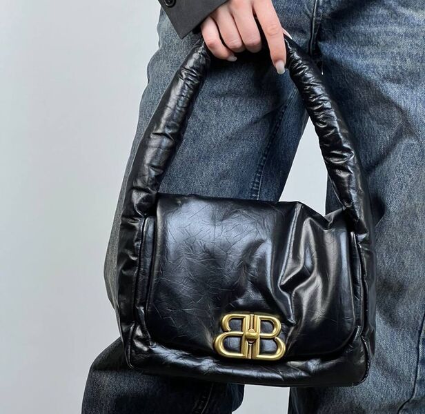 Сумка Balenciaga женский кожа черный 150586