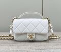 Сумка Chanel женский кожа белый 181621-1