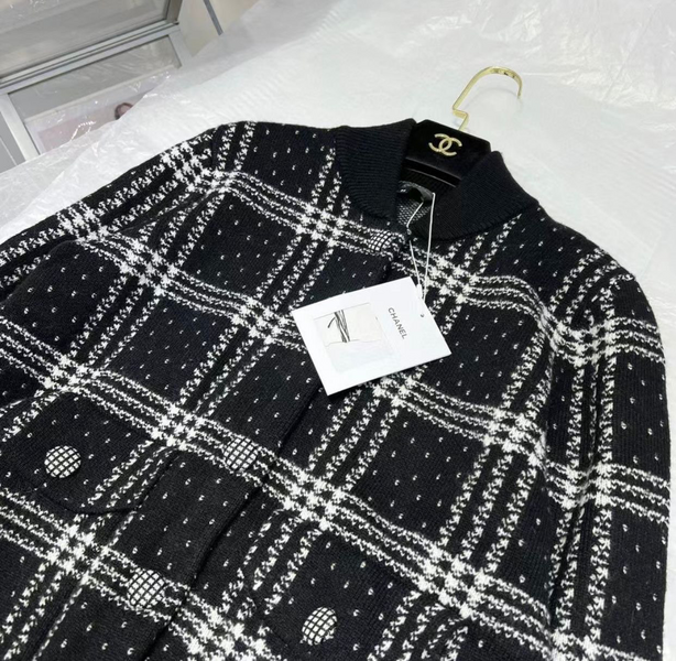 Бомбер Chanel женский черный 94576-2