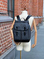 Мужской рюкзак Gucci мужской канва графитовый 123790-8