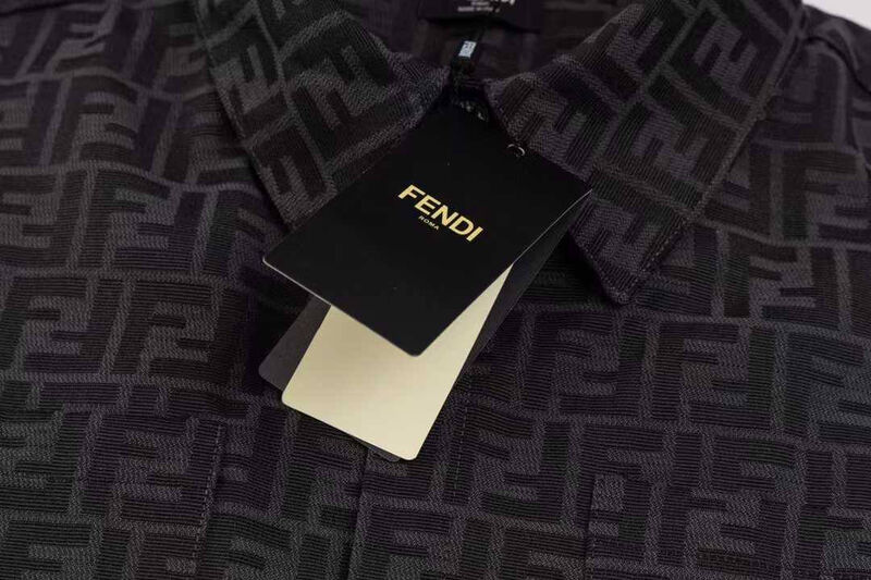 Мужская рубашка Fendi мужской черный 173331-4