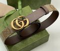 Мужской ремень Gucci мужской кожа песочный 115844