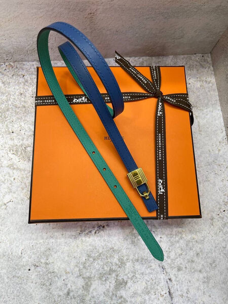 Женский ремень двухсторонний Hermès женский болотный 119376-4