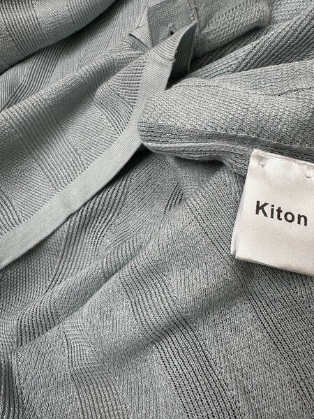 Мужская рубашка Kiton мужской графитовый 192842-5