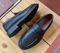 Мужские лоферы Loro Piana мужской кожа синий 135764-1
