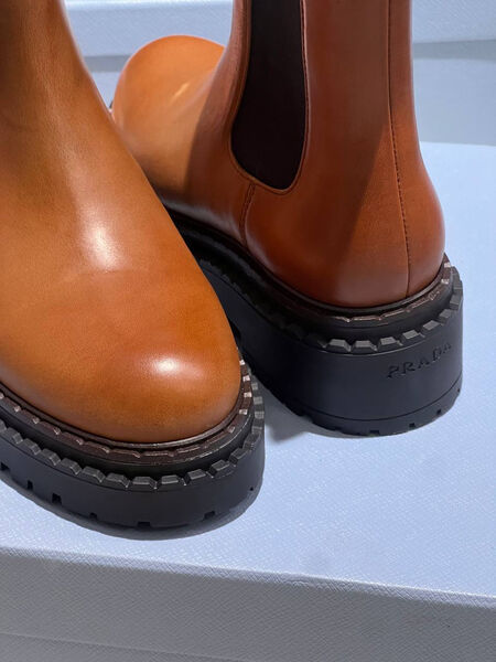 Ботинки Prada женский кожа 161838-4