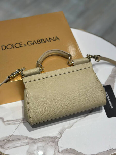 Сумка Dolce & Gabbana женский кожа болотный 174222-3