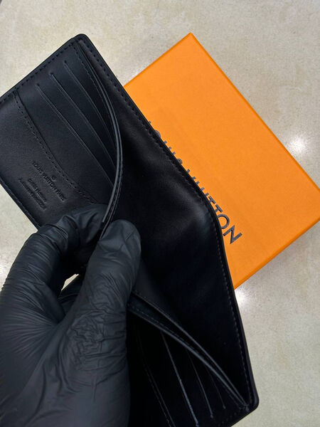 Мужской портмоне Louis Vuitton мужской кожа черный 173921-4