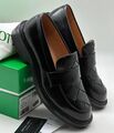 Мужские лоферы Bottega Veneta мужской кожа черный 134932-1