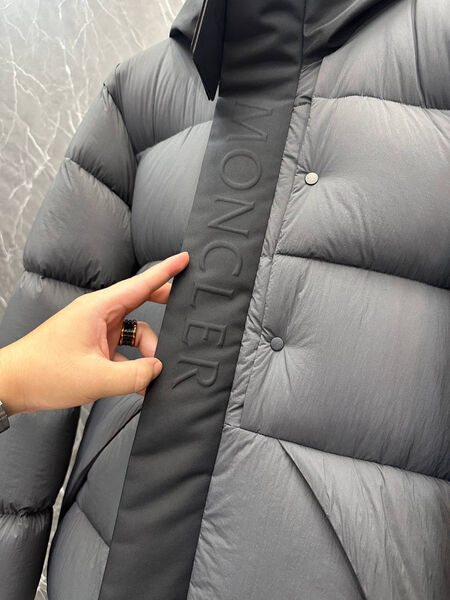 Мужской пуховик Moncler мужской графитовый 201795-3