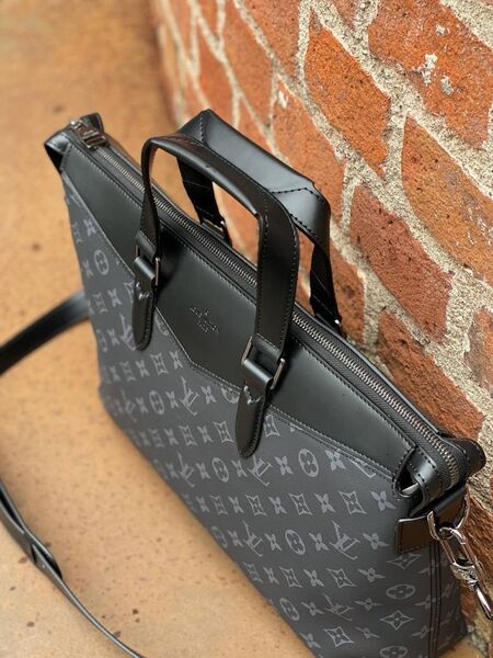 Мужской портфель Louis Vuitton мужской канва графитовый 52091-3