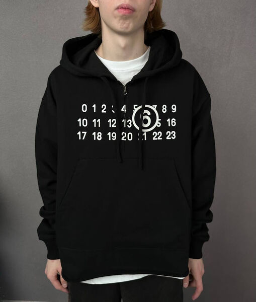 Мужское худи Maison Margiela мужской черный 136876