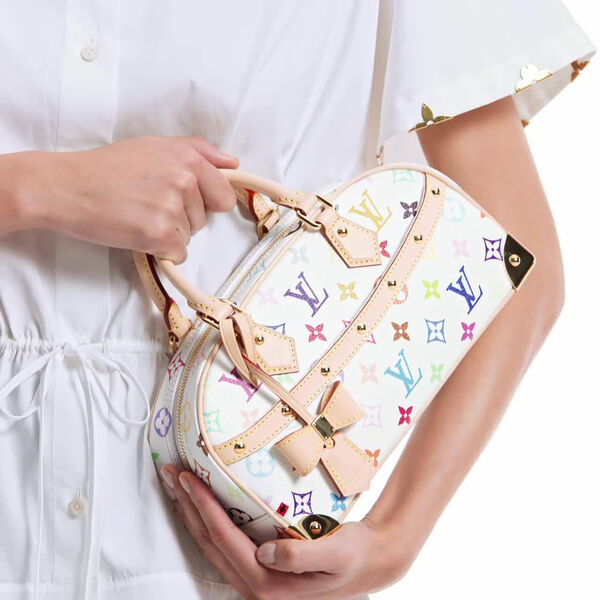 Сумка Louis Vuitton женский кожа белый 196522-2