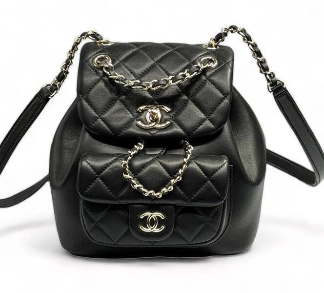 Рюкзак Chanel женский кожа черный 149780