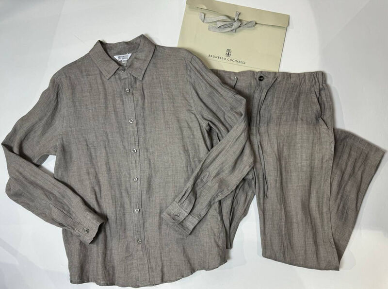Мужской костюм Brunello Cucinelli мужской графитовый 152143