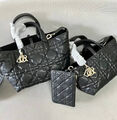 Сумка Christian Dior Toujoups женский кожа черный 124714-2