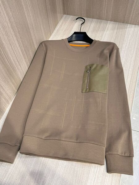 Мужской свитшот Hermès мужской бежевый 161210-5