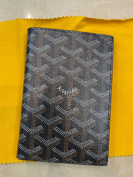 Обложка на паспорт Goyard мужской кожа 179054