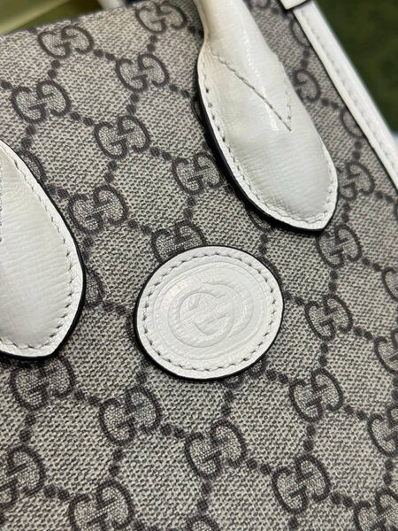 Сумка Gucci Jumbo Gg Mini женский канва monogram молочный 137913-10