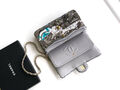 Сумка Chanel женский кожа графитовый 194333-3