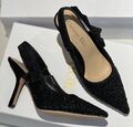 Туфли Christian Dior женский стразы черный 114978-1