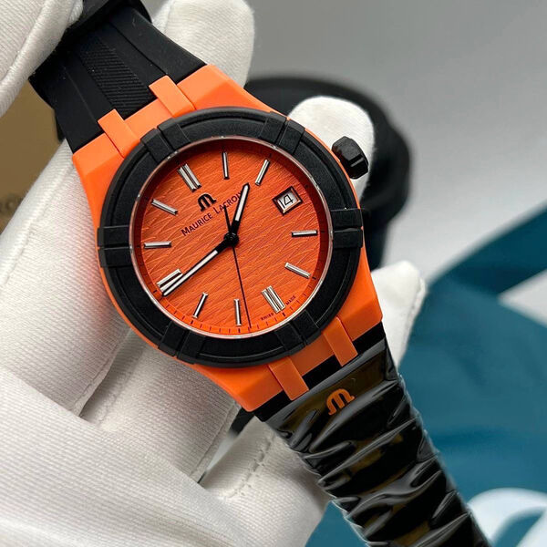 Часы Maurice Lacroix Aikon оранжевый 155604