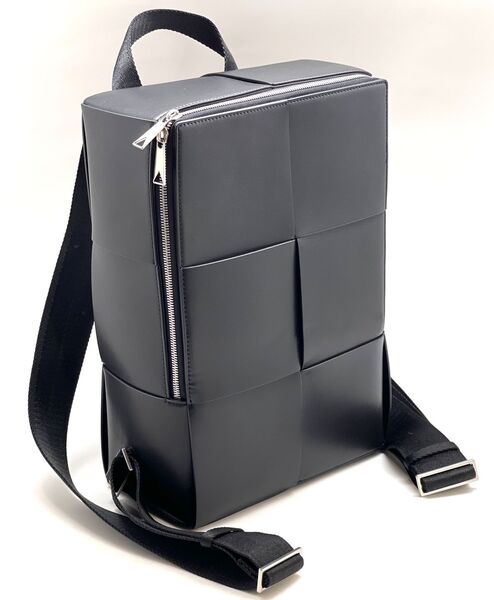 Мужской рюкзак Bottega Veneta мужской кожа черный 96462
