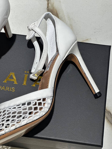 Туфли Alaïa женский кожа белый 153809-4