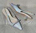 Туфли Miu Miu женский стразы бирюзовый 138134-1