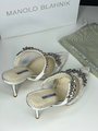 Туфли Manolo Blahnik женский болотный 80837-5