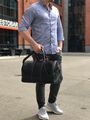 Дорожная сумка Louis Vuitton мужской канва черный 19178-2