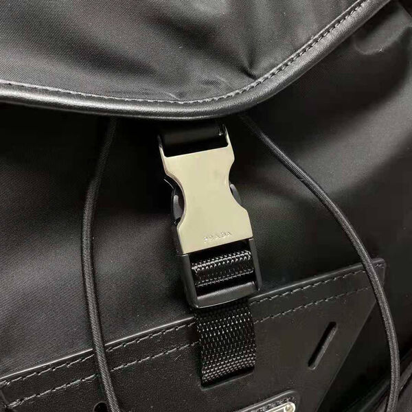 Мужской рюкзак Prada мужской нейлон черный 155491-5