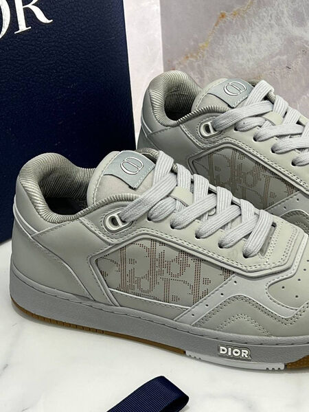 Кеды Christian Dior женский кожа графитовый 127703-3
